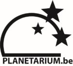 logo planetarium noir mono